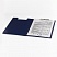 превью Папка-планшет BRAUBERG "Contract" плотная, с верхним прижимом и крышкой, А4, пластик синий, до 80 л., 1,5 мм