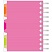 превью Бизнес-тетрадь Attache Selection Spiral Book A6 140 листов розовая в клетку на спирали (125x146 мм)