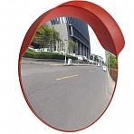 Зеркало дорожное сферическое, уличное 600 мм, с козырьком