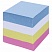 превью Блок для записей STAFF проклеенный, куб 8×8×800 л., цветной