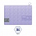 превью Папка-конверт на молнии Berlingo «Starlight S», 200мкм, фиолетовая, с рисунком