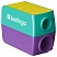 превью Точилка пластиковая Berlingo «ColorShift», 2 отверстия, контейнер, ассорти, туба