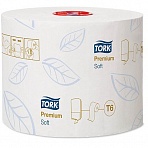 Бумага туалетная Tork «Premium»(Т6) 2-слойная, Mid-size рулон, 90м/рул, мягкая, тиснение, белая