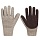 Перчатки защитные трикотажные без ПВХ графит (2 нити, 7 класс, размер универсальный, 300 пар в упаковке)