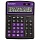 Калькулятор настольный BRAUBERG EXTRA COLOR-12-BKPR (206×155 мм),12 разрядов, двойное питание, ЧЕРНО-ФИОЛЕТОВЫЙ
