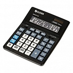 Калькулятор настольный Eleven Business Line CDB1401-BK, 14 разрядов, двойное питание, 155×205×35мм, черный