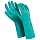 Перчатки латексные MANIPULA «Контакт», хлопчатобумажное напыление, размер 8-8.5 (M), зеленые