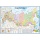 Настенная политико-административная карта Автодороги дороги России и сопредельных государств 1:3.7 млн (2330×1580 мм)