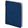 Бизнес-тетрадь BRAUBERG «NEBRASKA», А5+, 175×215 мм, кожзам, клетка, 120 листов, ручка, темно-синий