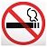 превью Знак «Знак о запрете курения», диаметр 200 мм, пленка самоклейка, 610829/Р 35Н