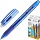 Ручка гелевая со стираемыми чернилами Attache Selection EGP1601 синяя (толщина линии 0.5 мм)