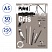 превью Скетчбук - альбом для смешанных техник 20л., А5, на склейке Clairefontaine «Paint'On Grey», 250г/м2, серый
