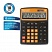 превью Калькулятор настольный BRAUBERG EXTRA COLOR-12-BKRG (206×155 мм), 12 разрядов, двойное питание, ЧЕРНО-ОРАНЖЕВЫЙ