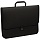 Папка-портфель 3 отделения OfficeSpace, А4+, 390×315×120мм, на молнии, черный