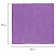 превью Салфетка для стекла и оптики, микрофибра, 30×30 см, фиолетовая, ОФИСМАГ