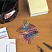 превью Скрепки BRAUBERG, 28 мм, цветные, 100 шт., в пластиковой коробке
