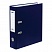 превью Папка-регистратор OfficeSpace, 80мм, бумвинил, с карманом на корешке, синяя
