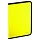 Папка на молнии Berlingo, А4, 500мкм, желтый неон