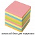 превью Блок для записей BRAUBERG непроклеенный, куб 9×9×9 см, цветной