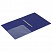 превью Папка с металлическим скоросшивателем и внутренним карманом BRAUBERG диагональ, темно-синяя, до 100 листов, 0,6 мм