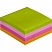 превью Стикеры Attache Selection 51×51 мм неоновые 4 цвета (зеленый, розовый, фиолетовый, оранжевый) 400 листов