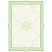 превью Сертификат-бумага А4 Attache салатовая с водяными знаками 100 г/кв. м (50 листов в упаковке)