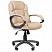 превью Кресло для руководителя Easy Chair 681 TPU бежевое/серое (искусственная кожа/пластик)