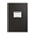 Книга учета OfficeSpace, А4, 96л., клетка, 200×290мм, бумвинил, цвет черный, блок офсетный, наклейка