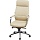 Кресло для руководителя Easy Chair-570 МL бежевое (кожа/металл)