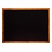 превью Доска меловая настенная Attache Non magnetic 42×59 см черная в деревянной раме