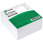 Блок для записей на склейке СТАММ, 9×9×4.5см, белый, белизна 65-70%