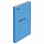 Скоросшиватель картонный мелованный BRAUBERG, гарантированная плотность 360 г/м2, синий, до 200 листов