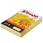 Бумага цветная Комус Color (желтая пастель), 80г, А4, 500 л. 