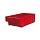 Ящик пластиковый ДиКом серия Б красный (185×300×100 мм)