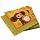 Салфетки бумажные Пончики 33×33см 12шт/уп, 6076757