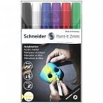Набор маркеров акриловых Schneider «Paint-it 310», 2мм, ассорти, 6шт. 