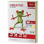 Бумага CREATIVE color (Креатив) А4, 80 г/м2, 250 л., (5 цв. х50 л. ) цветная медиум