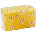 Салфетки бумажные OfficeClean Professional, 1 слойн., 24×24см, желтые, 400шт. 