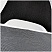 превью Кресло игровое Helmi HL-S05 «Podium», ткань/сетка/экокожа черная, пластик белый