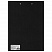 превью Доска-планшет STAFF с прижимом А4 (225×316 мм), картон/бумвинил, РОССИЯ, черная, 229051