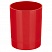 превью Подставка-стакан СТАММ «Лидер», пластиковая, круглая, красная
