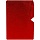 Кардхолдер OfficeSpace, 3 отделения, 10×7см, натуральная кожа, красный