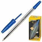 Ручка шариковая Corvina 51, корпус прозрачный, 1мм, синяя