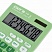 превью Калькулятор STAFF настольный STF-8318, ЗЕЛЕНЫЙ, 8 разрядов, двойное питание, 145×103 мм