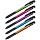 Ручка шариковая Berlingo «Color Zone stick» 0.7мм, синяя, прорезиненный корпус ассорти