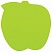 превью Блок самоклеящийся фигурный BRAUBERG яблоко, 50 л., зеленый, европодвес