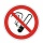 Знак запрещающий «Запрещается курить», круг, диаметр 200 мм, самоклейка