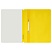 превью Папка-скоросшиватель пластик. СТАММ А4, 160мкм, желтая с прозр. верхом