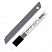 превью Лезвия для ножей STAFF эконом, комплект 10 шт., 9 мм, толщина лезвия 0.38 мм, в пластиковом пенале
