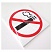 превью Знак «Знак о запрете курения», диаметр 200 мм, пленка самоклейка, 610829/Р 35Н